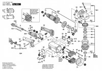 Bosch 0 601 357 932 GWS 20-230 Angle Grinder 220 V / 004 - CH Spare Parts
